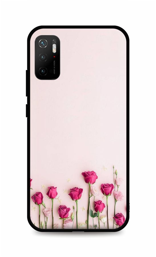 Kryt TopQ Xiaomi Poco M3 Pro silikon Roses 60204 (pouzdro neboli obal na mobil Xiaomi Poco M3 Pro)