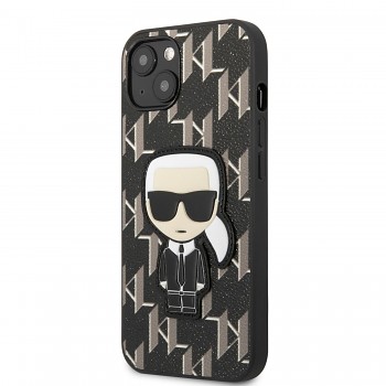 Karl Lagerfeld Monogram Ikonik Kryt pro iPhone 13 Black