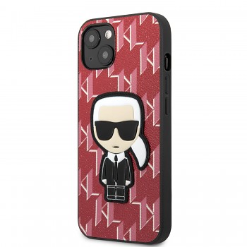 Karl Lagerfeld Monogram Ikonik Kryt pro iPhone 13 Red