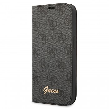 Guess PC/TPU 4G Metal Camera Outline Book Pouzdro pro iPhone 14 Pro Black