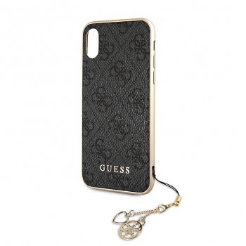 Guess Charms Hard Case 4G Grey pro iPhone XR