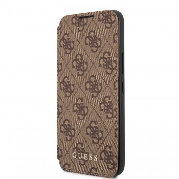 Guess 4G Book Pouzdro pro Samsung Galaxy S22 Brown