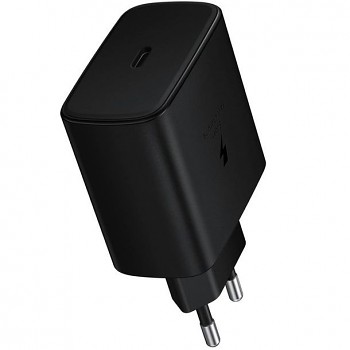 EP-TA845EBE Samsung Quickcharge 45W Cestovní nabíječka Black (OOB Bulk)