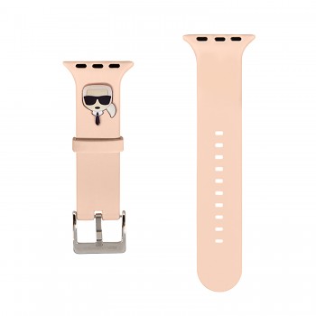 Karl Lagerfeld Karl Head Řemínek pro Apple Watch 42/44mm Pink