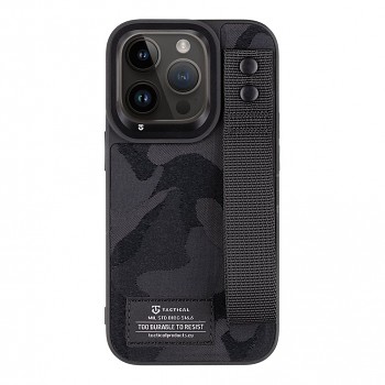 Tactical Camo Troop Kryt pro Apple iPhone 14 Pro Black