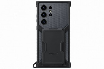 Zadní kryt EF-RS918CBE Samsung Protective Standing pro Galaxy S23 Ultra Titan