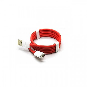 Datový kabel OnePlus 3 3T Original USB-C 0,95m White/Red (Bulk)