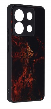 Zadní pevný kryt Glaze na Xiaomi Redmi Note 13 5G Red Nebula