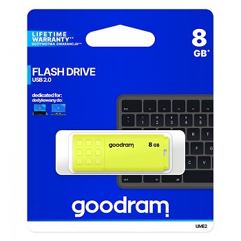 Flash disk GOODRAM UME2 8GB USB 2.0 žlutý