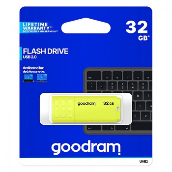 Flash disk GOODRAM UME2 32GB USB 2.0 žlutý