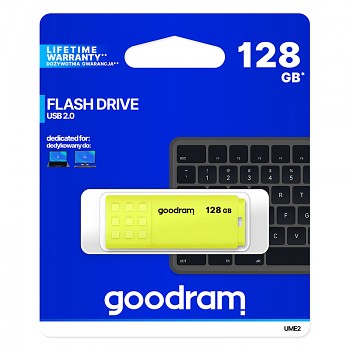 Flash disk GOODRAM UME2 128GB USB 2.0 žlutý