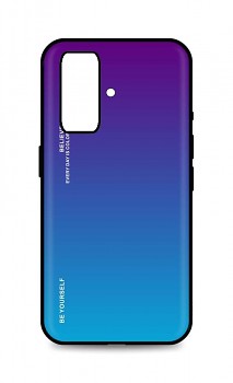 Zadní pevný kryt LUXURY na iPhone 16 duhový purpurový