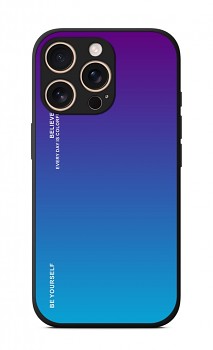 Zadní pevný kryt LUXURY na iPhone 16 Pro duhový purpurový