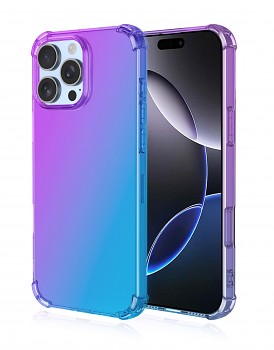 Zadní kryt na iPhone 16 Pro Shock duhový fialovo-modrý 