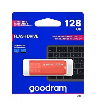 Flash disk GOODRAM UME3 128GB USB 3.0 oranžový