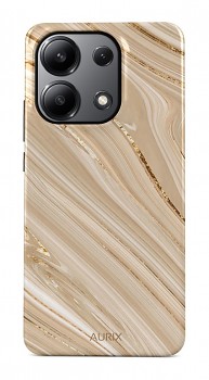 Luxusní kryt AURIX na Xiaomi Redmi Note 13 Pro Golden Sands