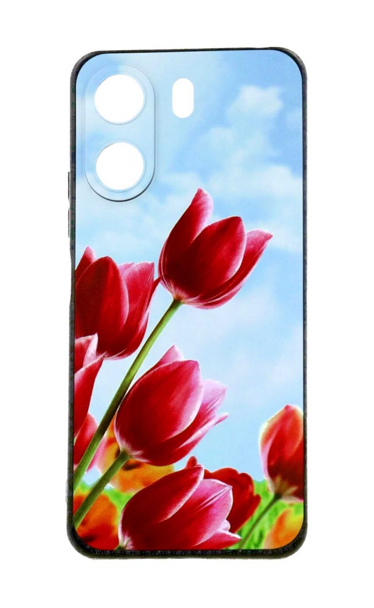 Kryt TopQ Xiaomi Redmi 13C Tulips 117660 (pouzdro neboli obal na mobil Xiaomi Redmi 13C)