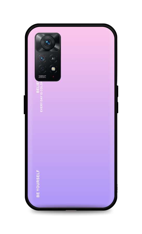 Kryt TopQ LUXURY Xiaomi Redmi Note 11 Pro pevný duhový růžový 67958 (pouzdro neboli obal na mobil Xiaomi Redmi Note 11 Pro)