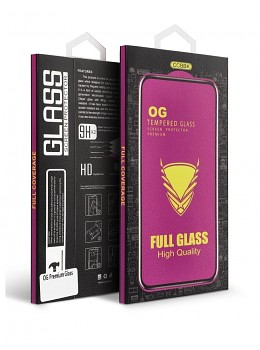 Tvrzené sklo OG Premium Glass na iPhone 16 Full Cover černé