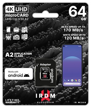 Paměťová karta GOODRAM IRDM 64GB UHS I U3