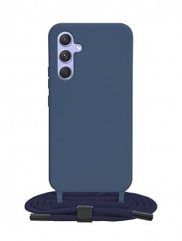 Zadní kryt Techsuit na Samsung A54 5G modrý se šňůrkou