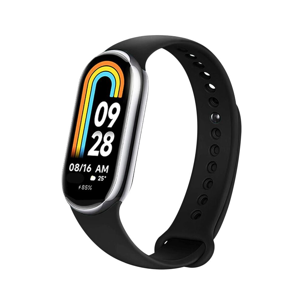 Silikonový řemínek FIXED Silicone Strap pro Xiaomi Mi Band 8, černý