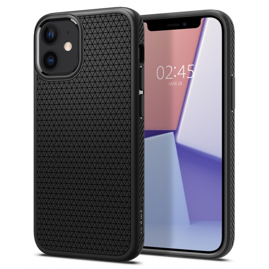 Pouzdro SPIGEN Liquid Air ACS01744 pro Iphone 12 Mini - matně černé