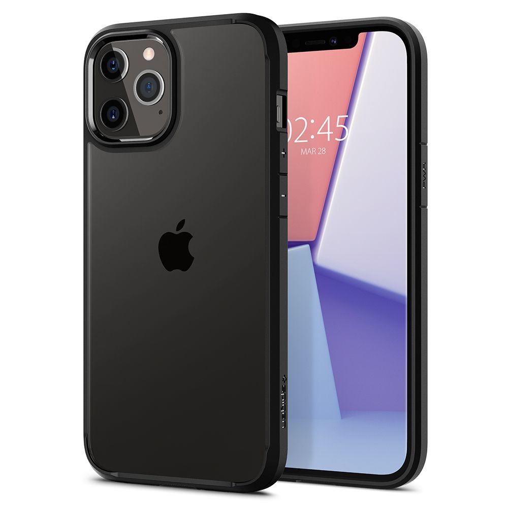 Pouzdro SPIGEN Ultra Hybrid ACS01703 pro Iphone 12/12 Pro - matně černé