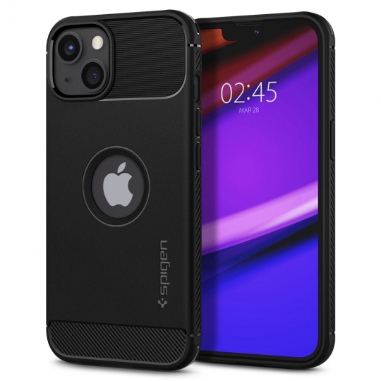 Pouzdro SPIGEN Rugged Armor ACS03518 pro Iphone 13 - matně černé