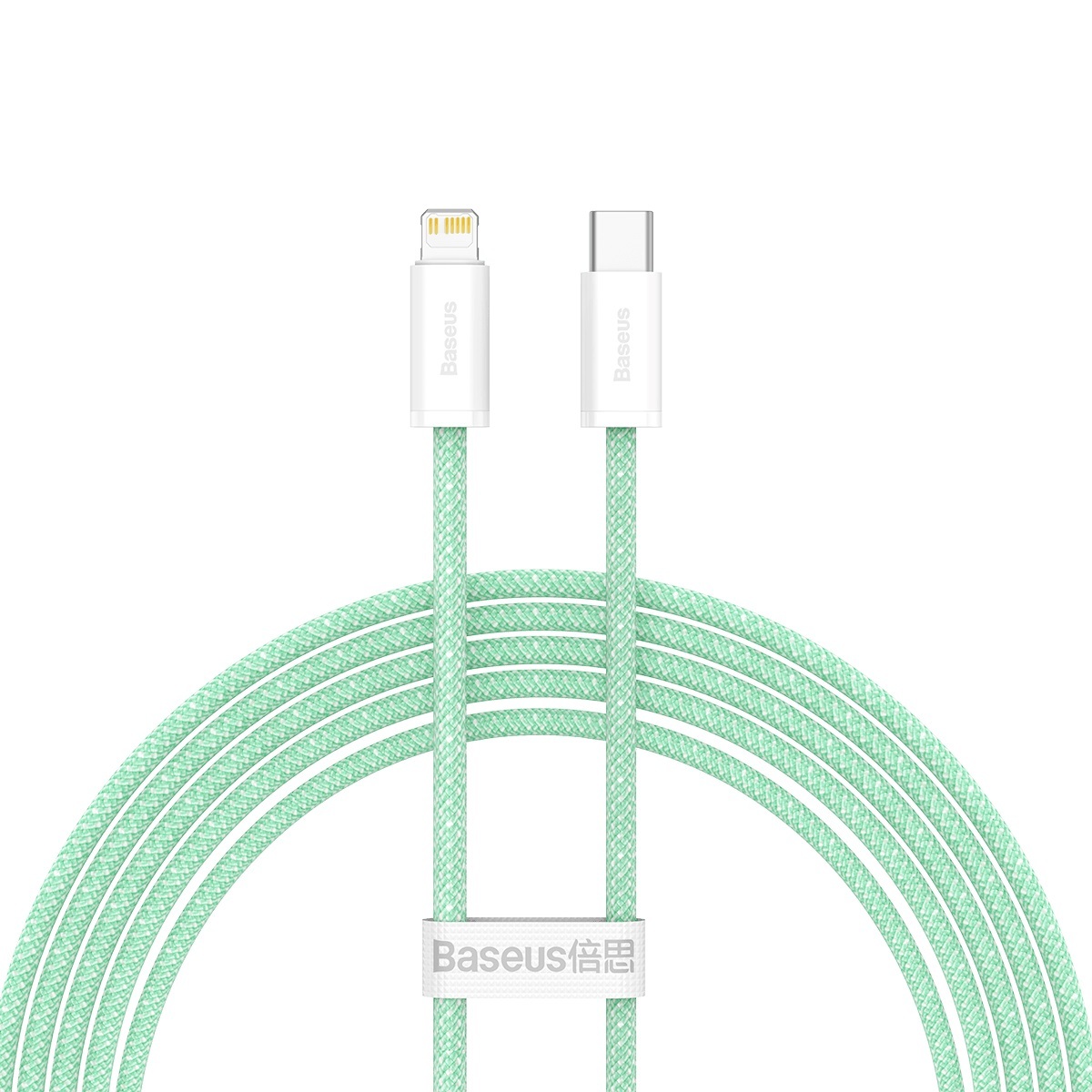 Kabel Baseus Dynamic - Type C to Lightning - PD 20W 2 metry (CALD000106) zelený