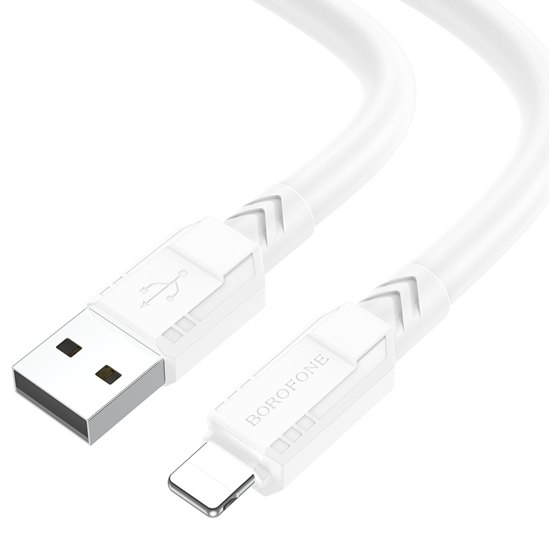 Kabel Borofone BX81 Goodway - USB na Lightning - 2,4A 1 metr bílý