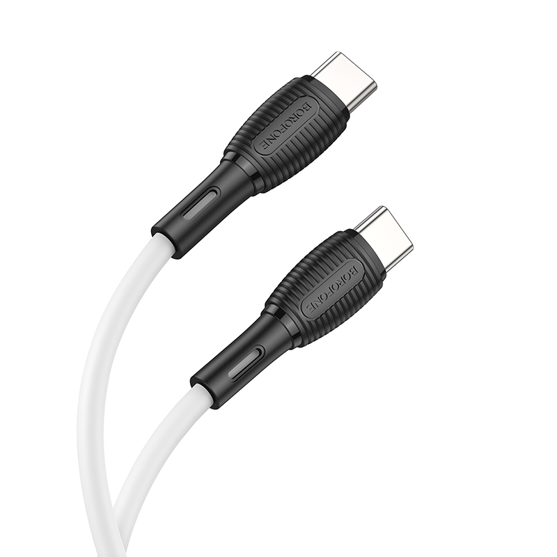 Kabel Borofone BX86 Advantage - typ C - 60W 1 metr bílý