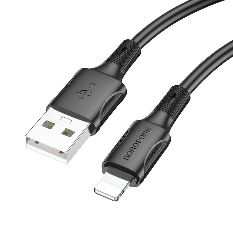 Kabel Borofone BX80 Succeed - USB na Lightning - 2,4A 1 metr černý