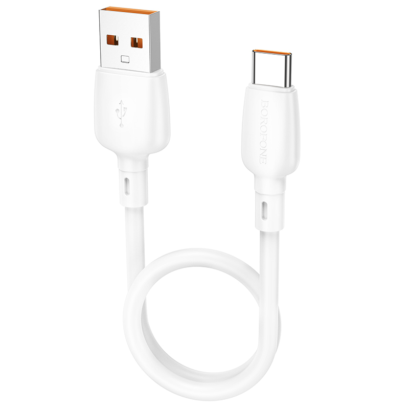 Borofone kabel BX93 Super Power - USB na typ C - 100W 6A 0,25 metru bílý