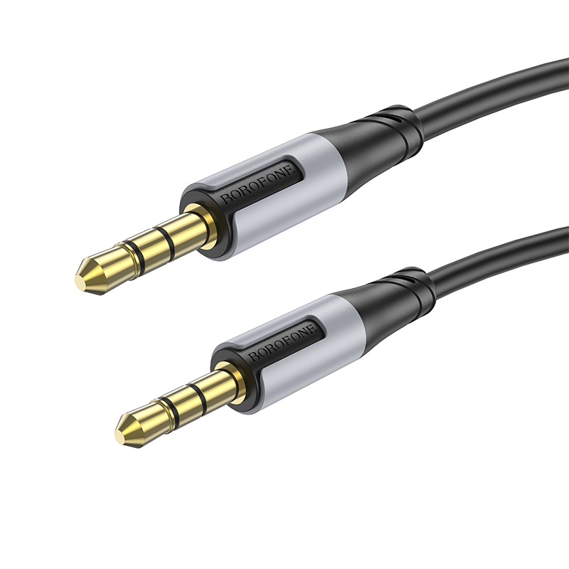 Audio kabel Borofone BL19 Creator jack 3,5 mm na jack 3,5 mm černý