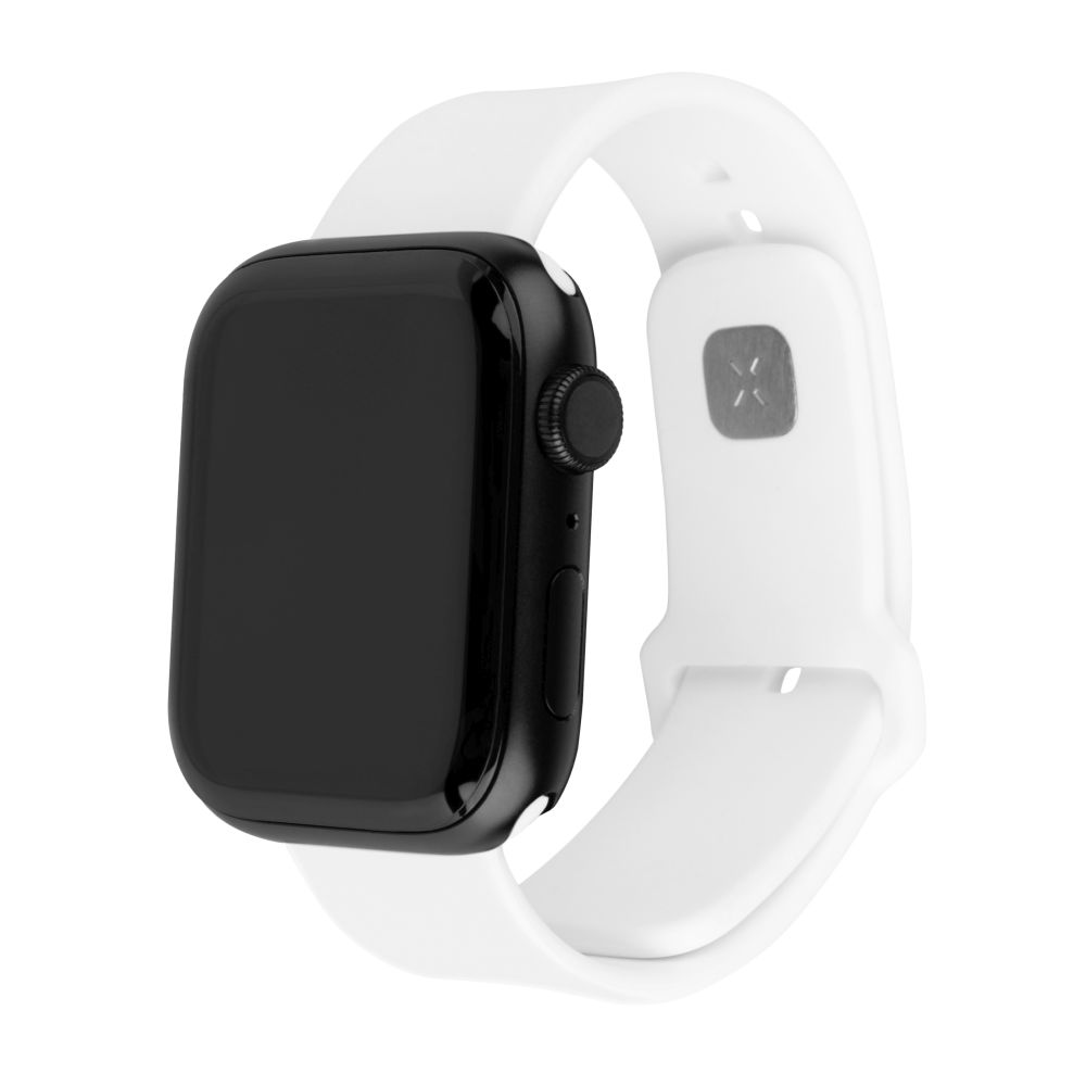 Set silikonových řemínků FIXED Silicone Sporty Strap pro Apple Watch Ultra 49mm, bílý