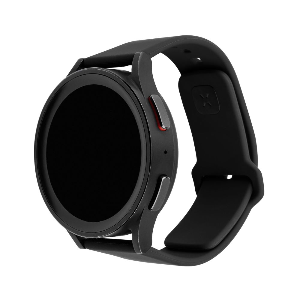 Set silikonových řemínků FIXED Silicone Sporty Strap s Quick Release 22mm pro smartwatch, černý