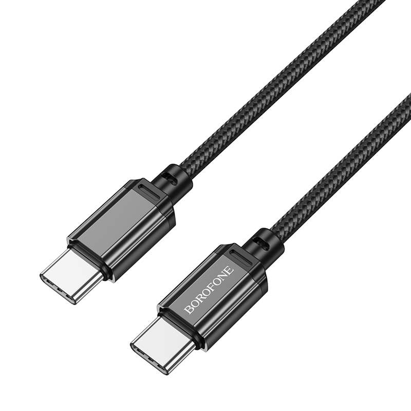 Borofone kabel BX87 Sharp - Typ C na typ C - PD 60W 1 metr černý