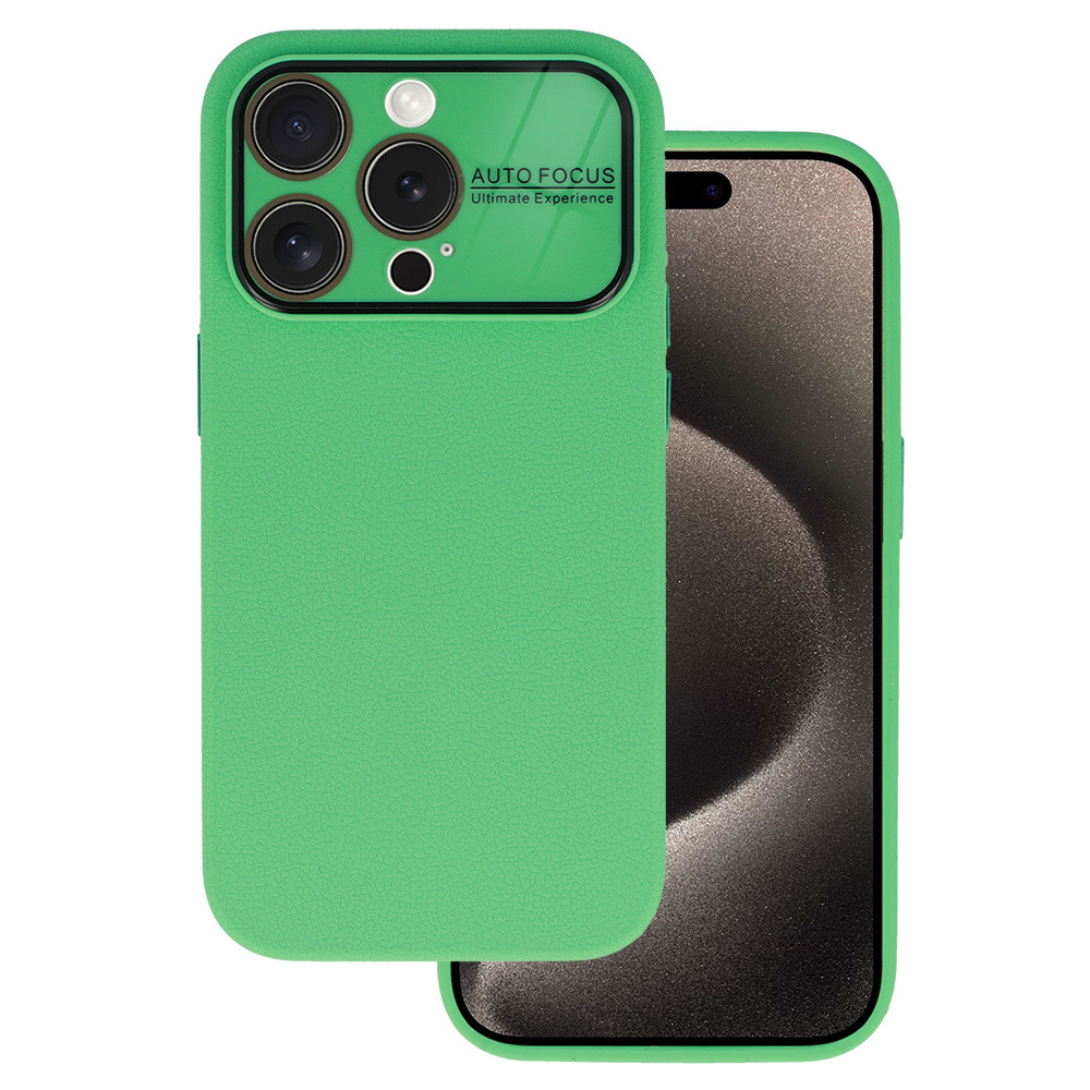 Zadní kryt Tel Protect Lichi Soft Case pro iPhone 14 mint