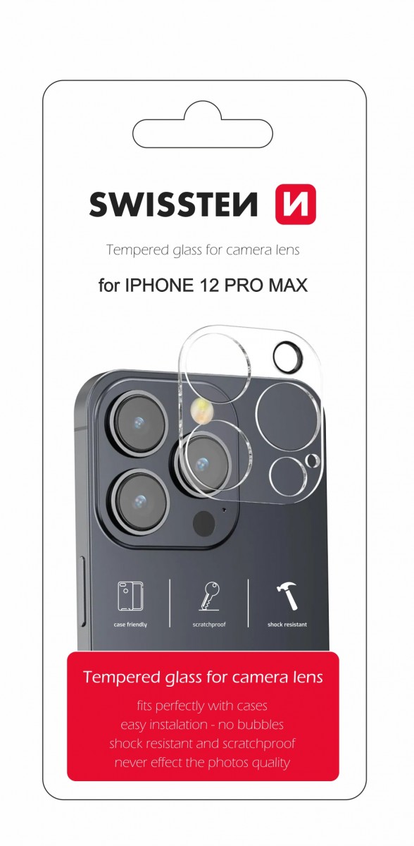 Ochranné sklo Swissten na čočky fotoaparátu pro iPhone 12 Pro Max