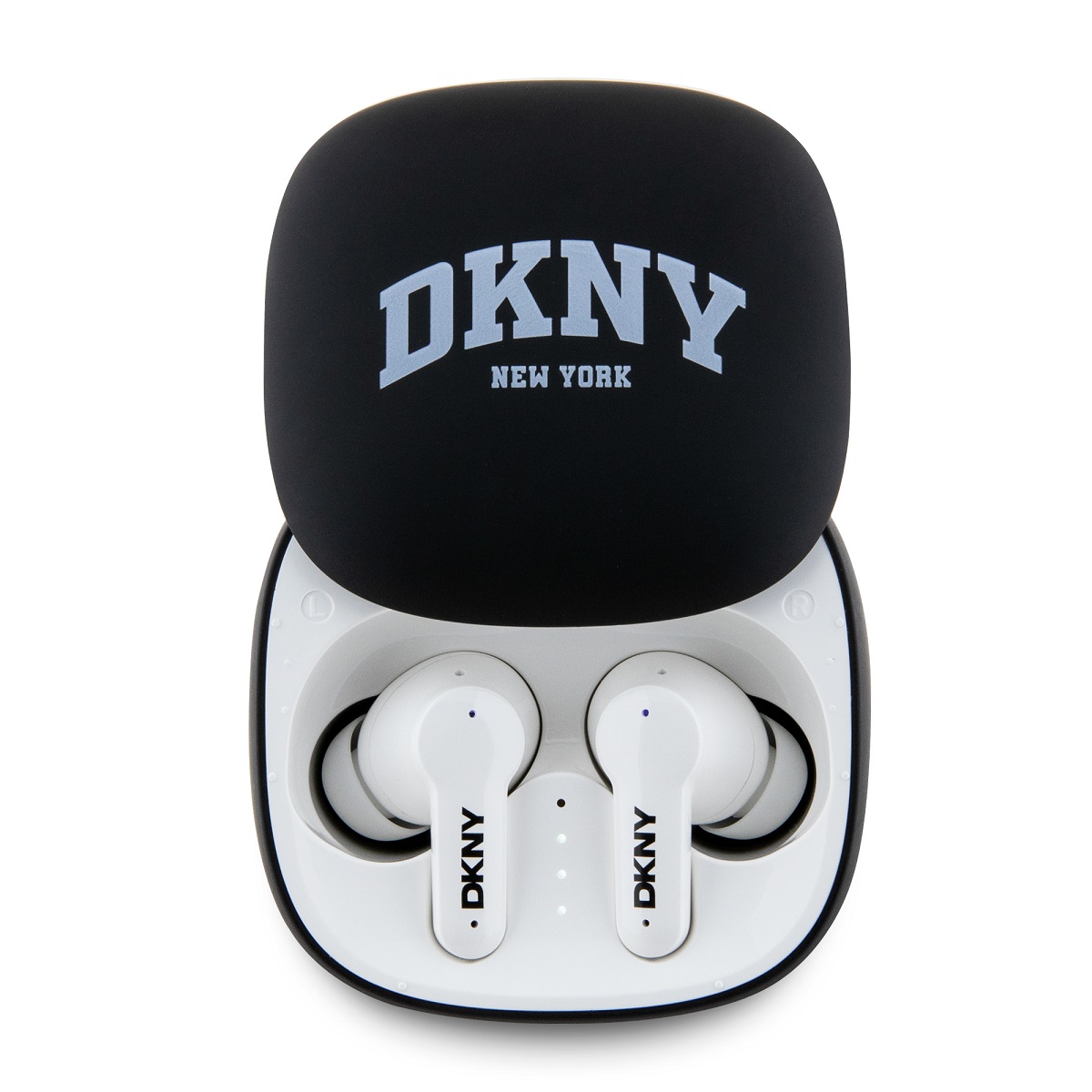 Bezdrátová sluchátka DKNY 3D Rubber Matte Finish TWS černá