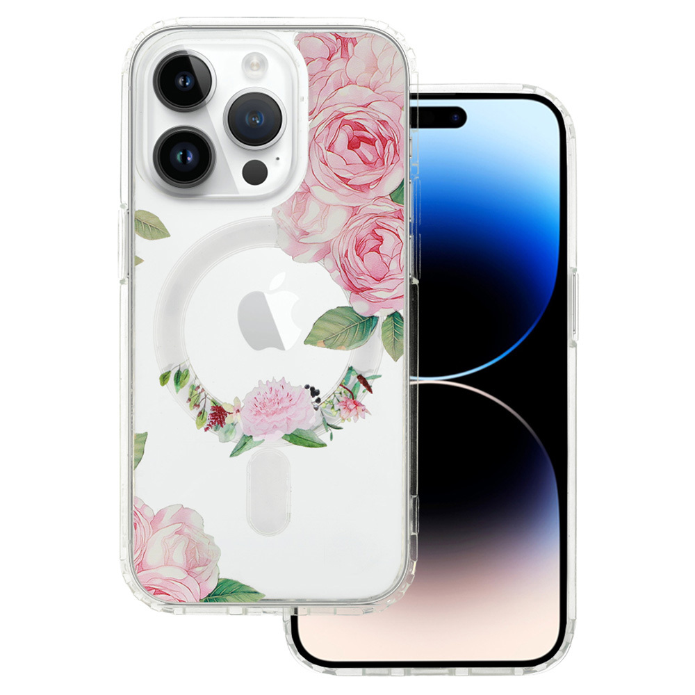 Zadní kryt Tel Protect Flower Magsafe pro iPhone 16 Pro design 1