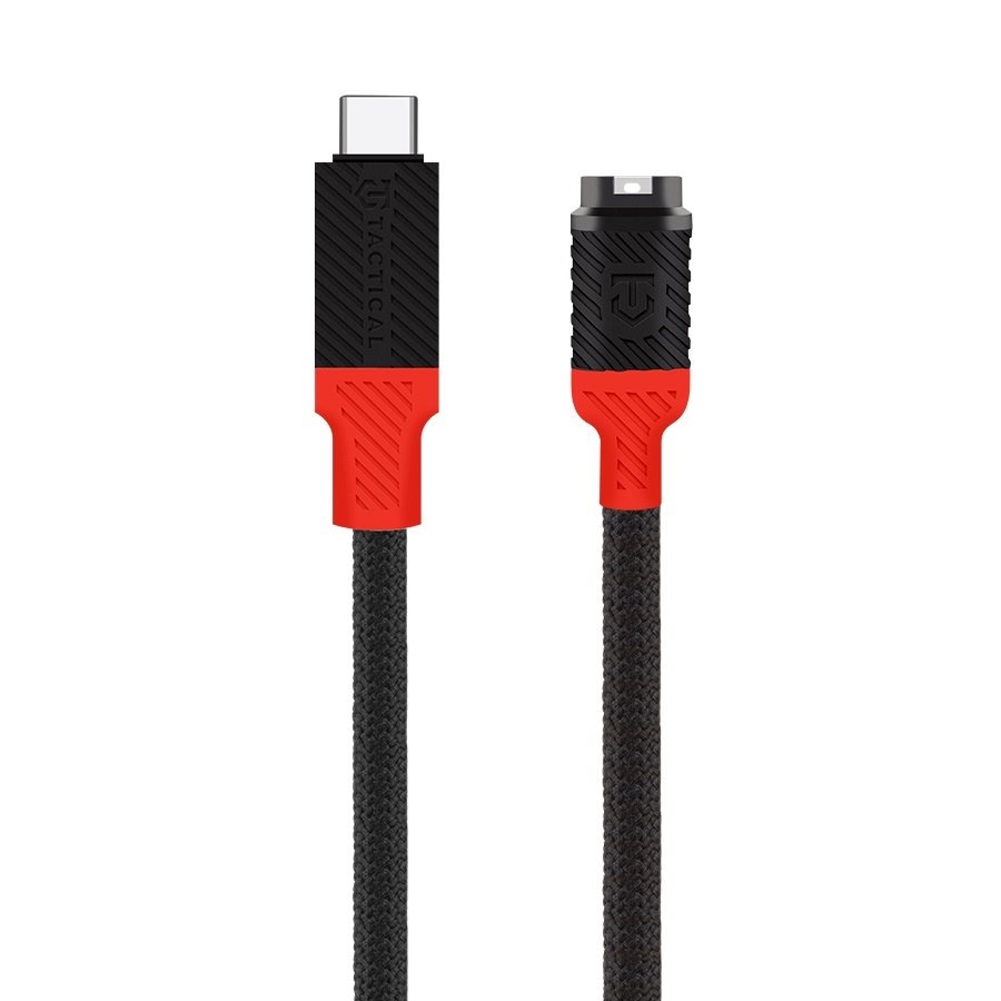 Kabel Tactical Recce 3:20 pro Garmin USB-C Black-Red