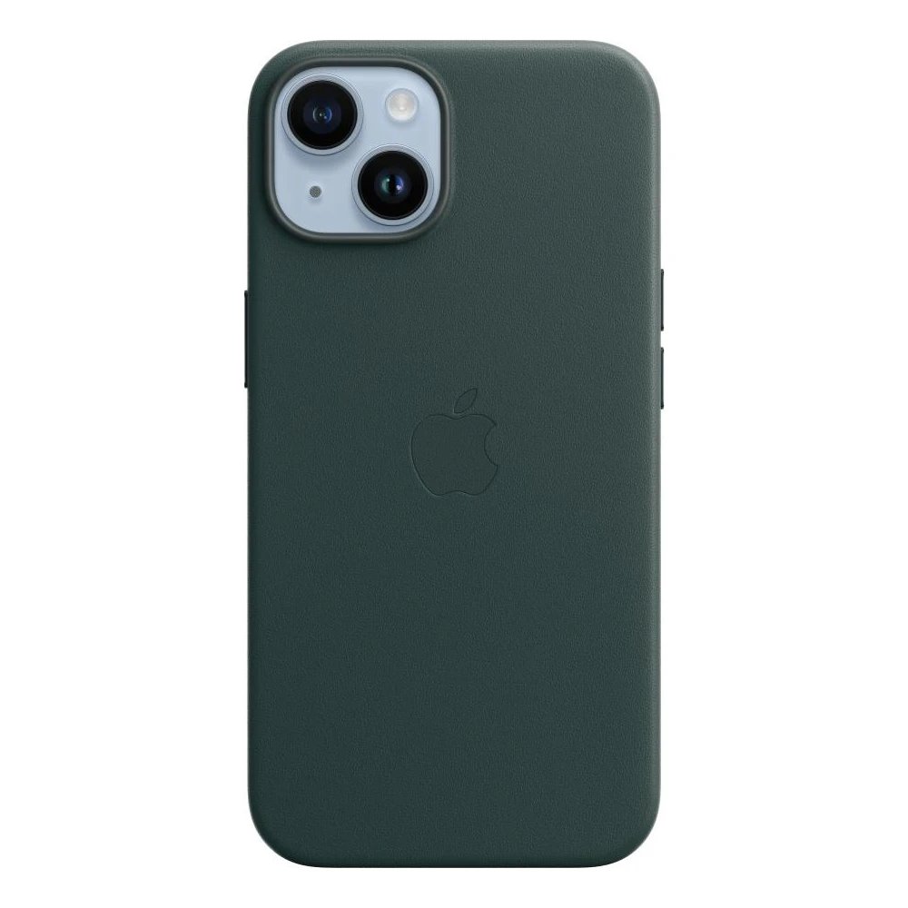 Zadní kryt MPP53FE/A Apple Kožený vč. MagSafe pro iPhone 14 Forest Green