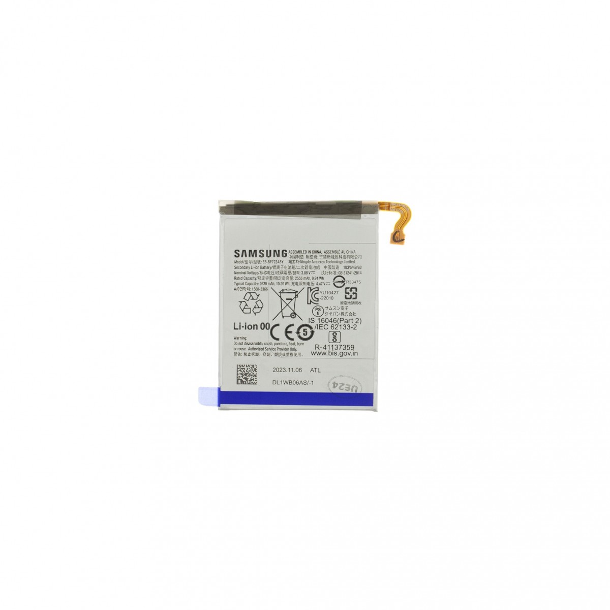 Baterie EB-BF723ABY Samsung Li-Ion 2630mAh (Service Pack)