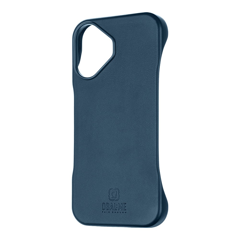 Zadní kryt OBAL:ME LeatherTanga pro Apple iPhone 16 Blue