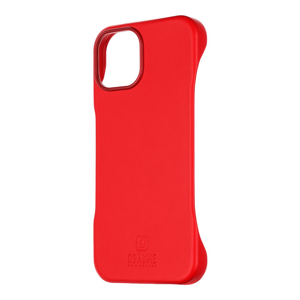 Zadní kryt OBAL:ME LeatherTanga pro Apple iPhone 15 Red