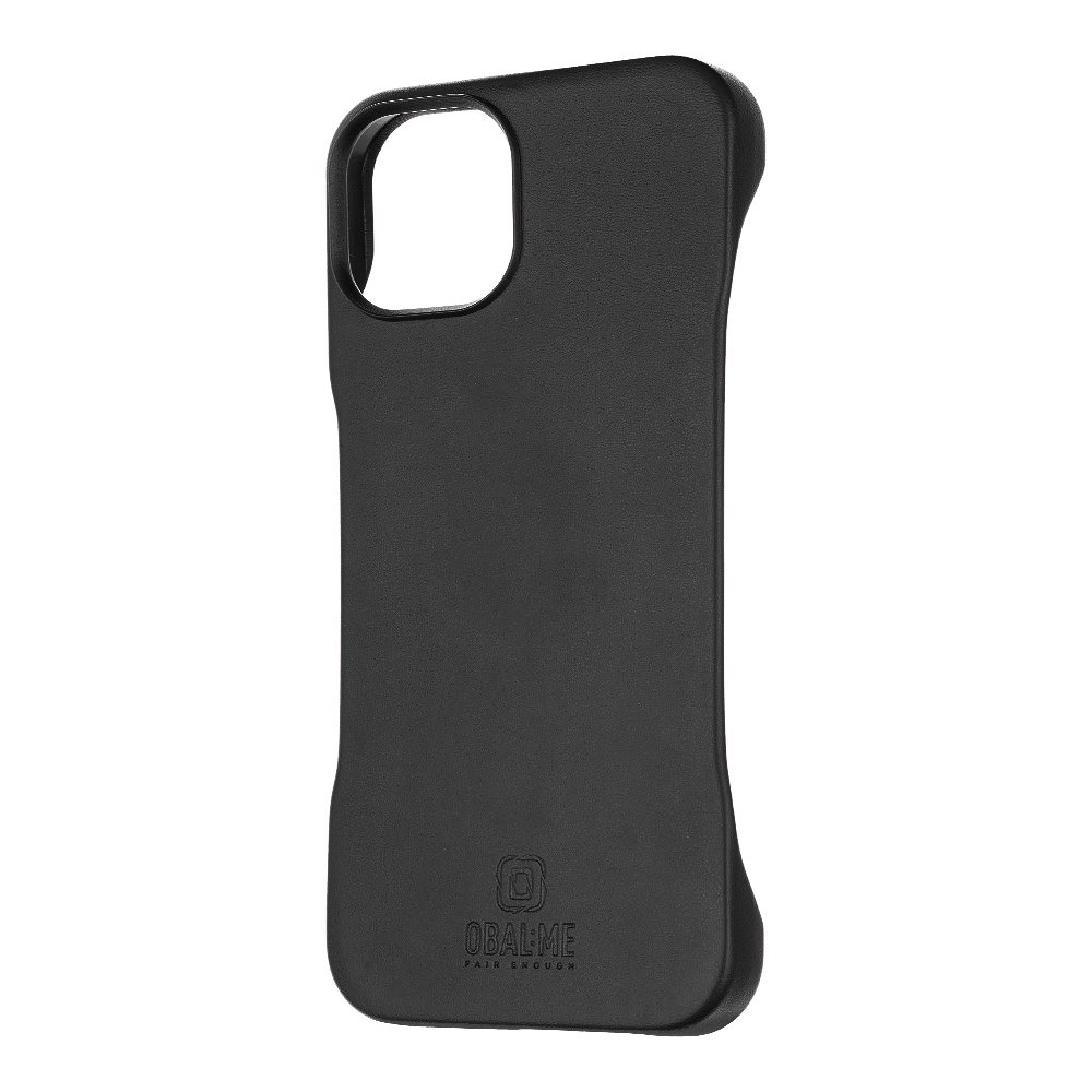 Zadní kryt OBAL:ME LeatherTanga pro Apple iPhone 14 Black