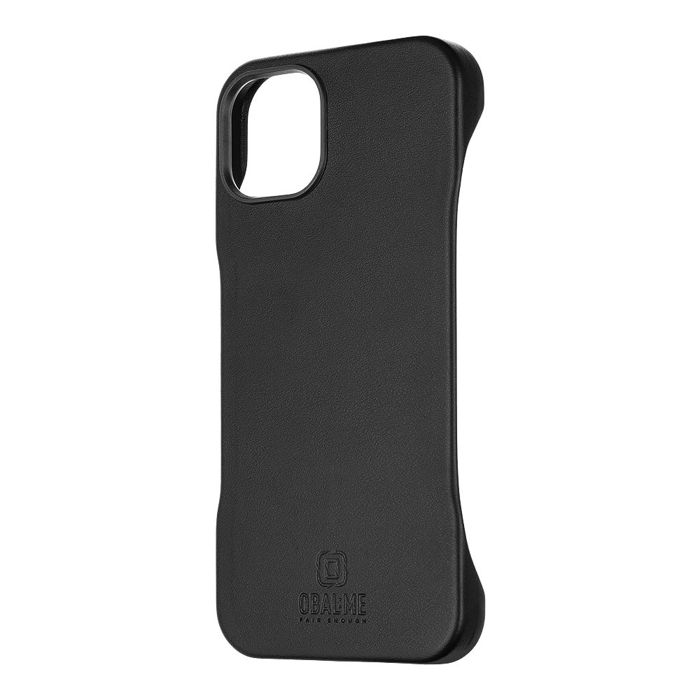 Zadní kryt OBAL:ME LeatherTanga pro Apple iPhone 13 Black