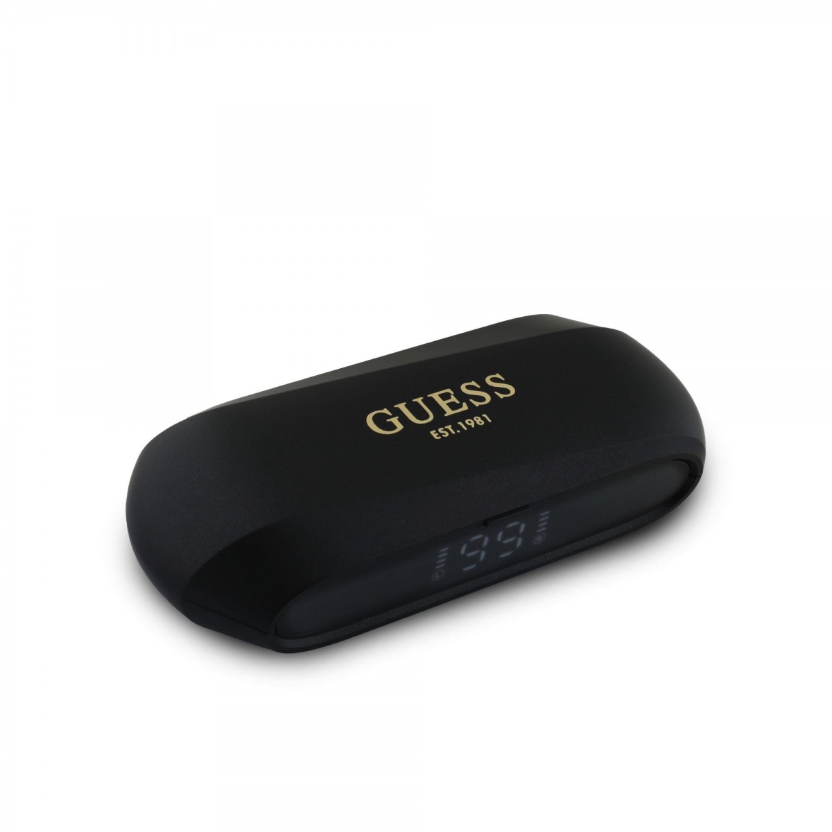 Bezdrátová sluchátka Guess Elongated Metallic TWS Black